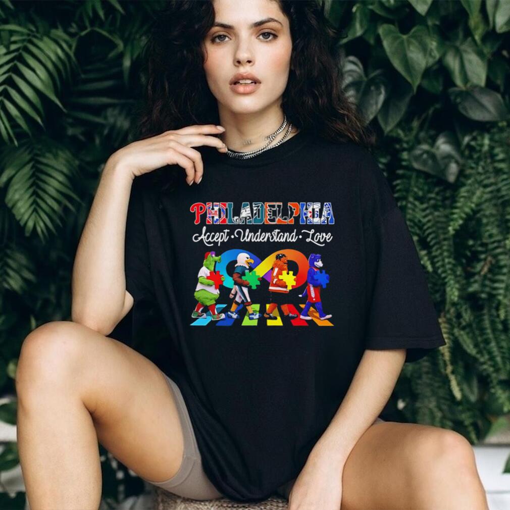 Philadelphia accept understand love mascot shirt Philadelphia accept understand love mascot shirt