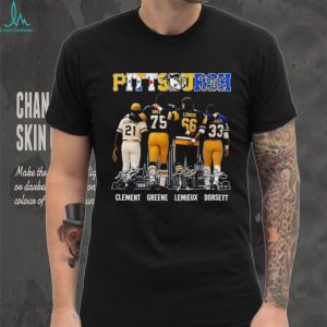 Pittsburgh Clement Greene Lemieux Dorsett signature shirt