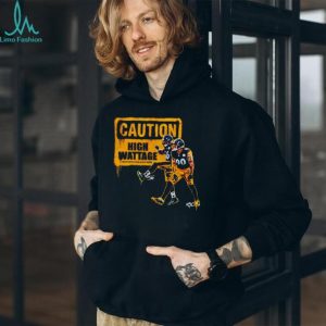 Pittsburgh Steelers Caution High Wattage will result in a sack and of fumble shirt