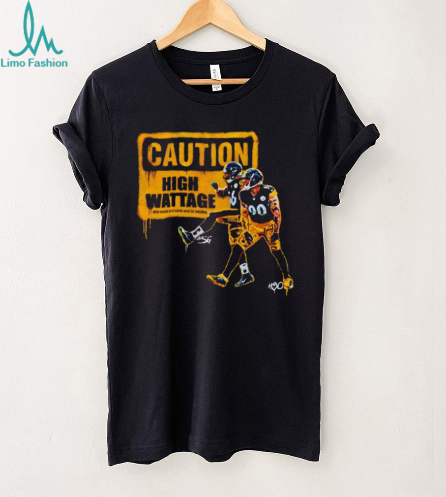 Pittsburgh Steelers Caution High Wattage will result in a sack and of fumble shirt Pittsburgh Steelers Caution High Wattage will result in a sack and of fumble shirt