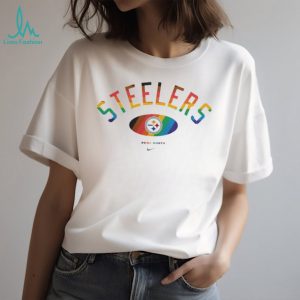 Pittsburgh Steelers Pride Month Rainbow logo shirt