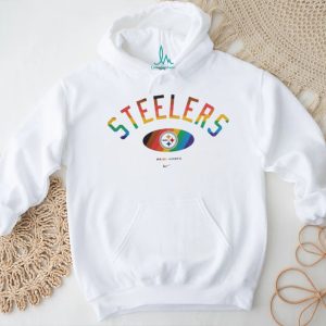 Pittsburgh Steelers Pride Month Rainbow logo shirt