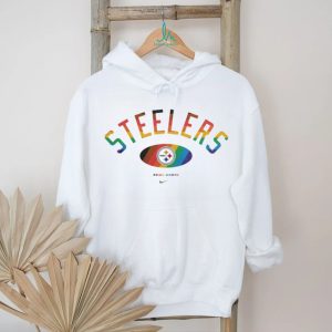 Pittsburgh Steelers Pride Month Rainbow logo shirt