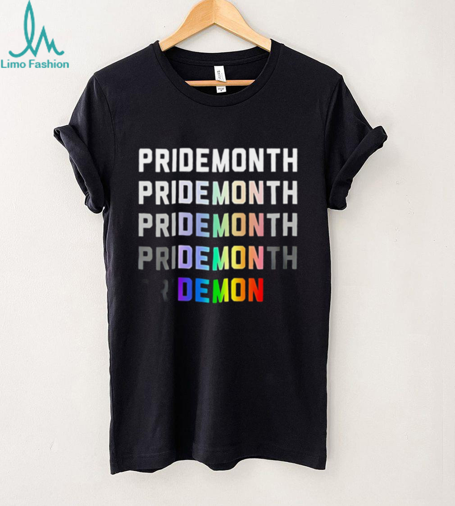 Pridemonth to demon shirt Pridemonth to demon shirt