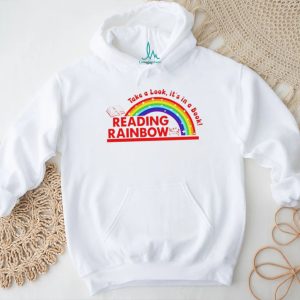 Rainbow take a look it’s in a book reading bookworm shirt