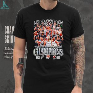 San Antonio Spurs 2026 Southwest Division Champions team collage shirt