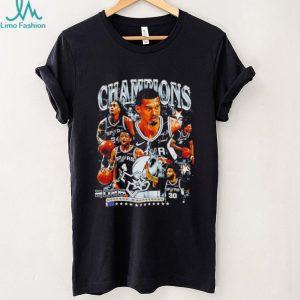 San Antonio Spurs 2026 Western Conference Champions team collage shirt