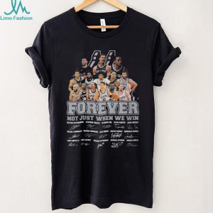 San Antonio Spurs Basketball Team Signatures Forever Fan Shirt