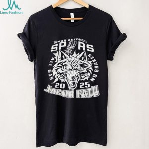 San Antonio Spurs Jacob Fatu 2025 wolf graphic shirt San Antonio Spurs Jacob Fatu 2025 wolf graphic shirt