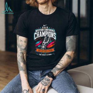 San Antonio Spurs NBA Western Conference Champions 2026 graphic shirt