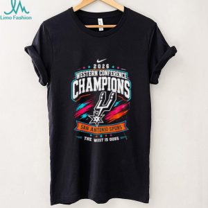 San Antonio Spurs NBA Western Conference Champions 2026 graphic shirt