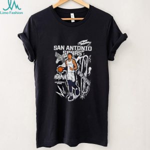 San Antonio Spurs Victor Wembanyama Wemby holding ball illustration shirt San Antonio Spurs Victor Wembanyama Wemby holding ball illustration shirt