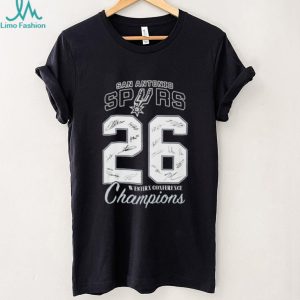 San Antonio Spurs Western Conference Champions ’26 signatures shirt