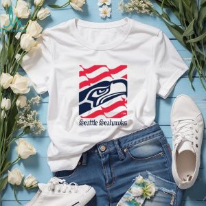 Seattle Seahawks American 250th Flag Heritage Wordmark shirt