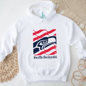 Seattle Seahawks American 250th Flag Heritage Wordmark shirt