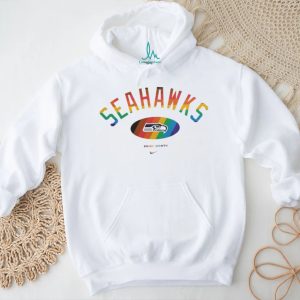 Seattle Seahawks Pride Month Rainbow logo shirt