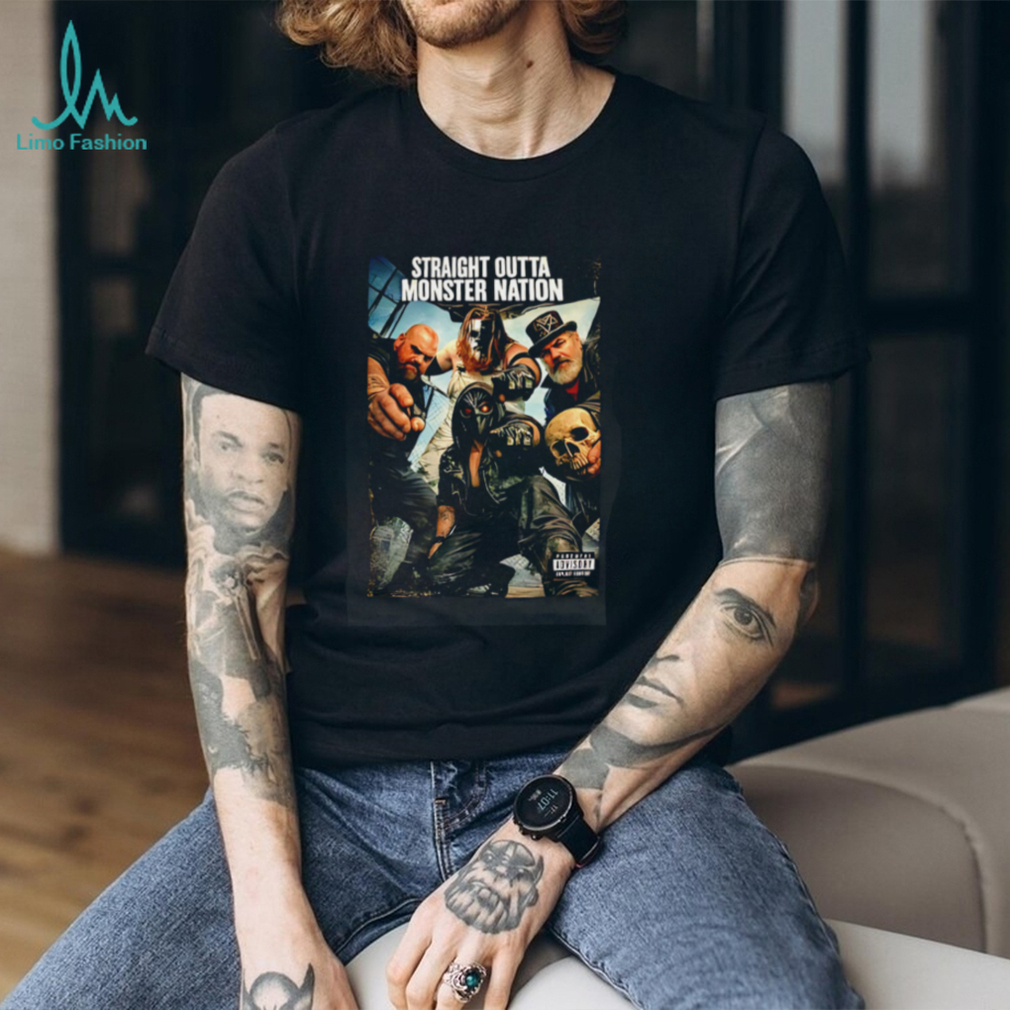 Straight outta Monster Nation graphic shirt Straight outta Monster Nation graphic shirt