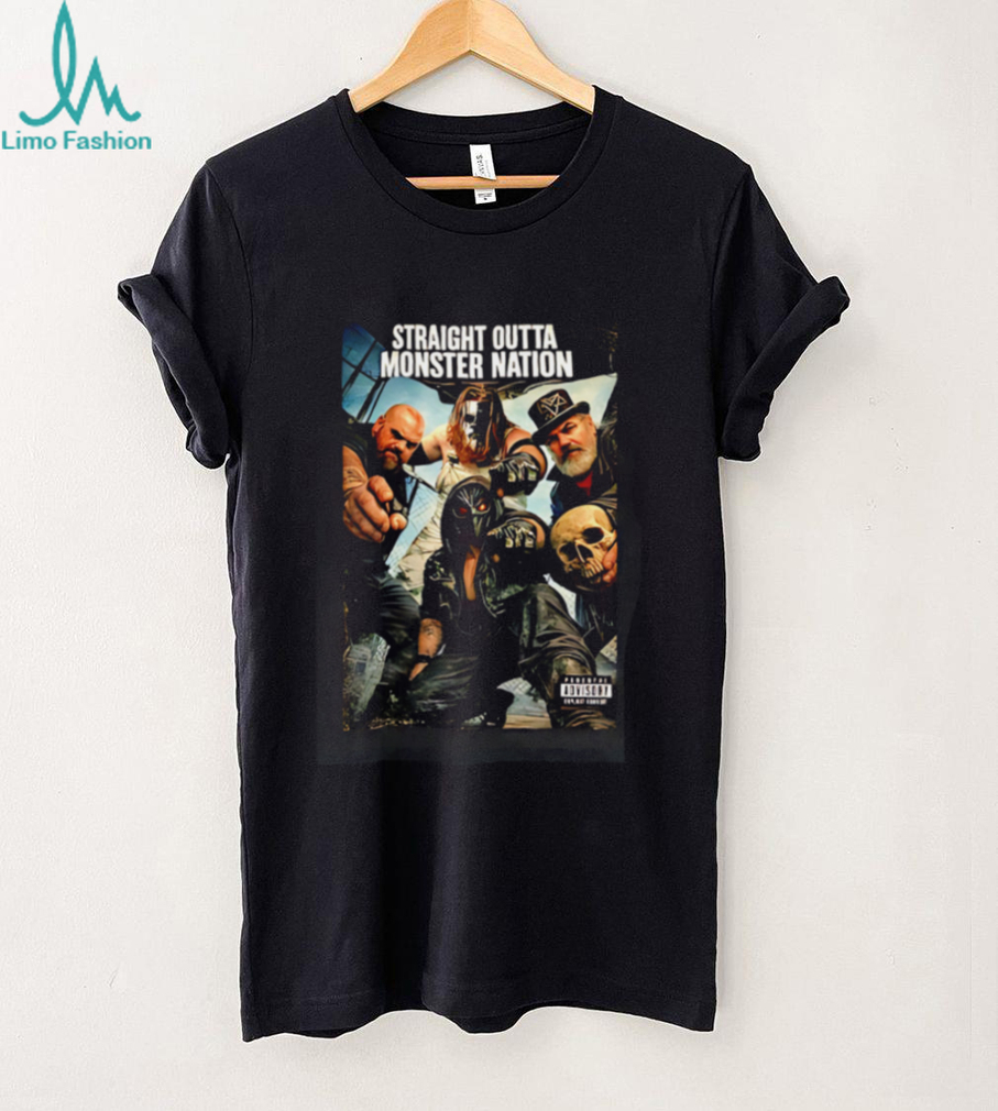 Straight outta Monster Nation graphic shirt Straight outta Monster Nation graphic shirt