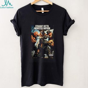 Straight outta Monster Nation group of wrestlers illustration shirt Straight outta Monster Nation group of wrestlers illustration shirt
