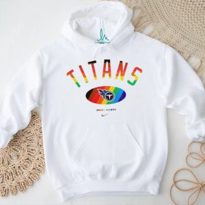 Tennessee Titans Pride Month Rainbow logo shirt