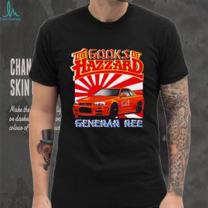The gooks of Hazzard Generar Ree Japanese rising sun background shirt