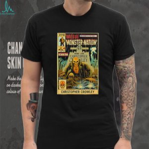 Web of Monster Nation Christopher Crowley skeleton comic shirt Web of Monster Nation Christopher Crowley skeleton comic shirt
