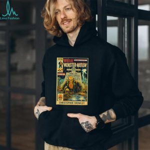 Web of Monster Nation Christopher Crowley skeleton comic shirt