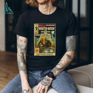 Web of Monster Nation Christopher Crowley skeleton comic shirt
