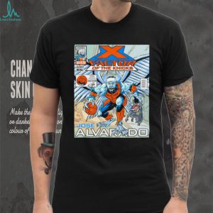 X Factor of the Knicks Jose Alvarado New York Knicks comic shirt