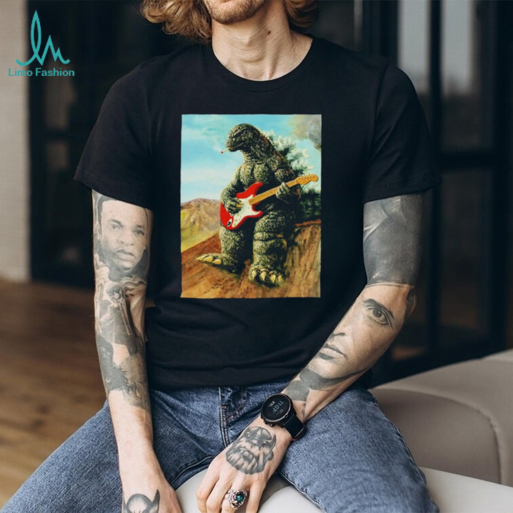godzilla smoking a cigarette in suit sitting down on a couch and a cigar with a glass of whiskey on the table to his right, digital art : r/dalle2 godzilla vs. king kong teaser: