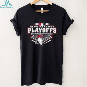 Fayetteville Woodpeckers Carolina League Baseball 2026 Playoffs shirt Fayetteville Woodpeckers Carolina League Baseball 2026 Playoffs shirt