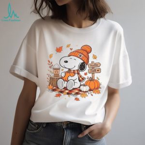 Snoopy Hello Fall Pumpkin Spice Autumn Dog Lover T Shirt Snoopy Hello Fall Pumpkin Spice Autumn Dog Lover T Shirt