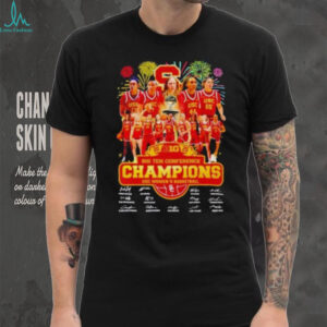 USC Women’s Basketball 2025 Big Ten Conference Champions Signatures Unisex T shirt