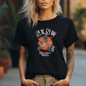 SXSW Austin Texas Skeleton Cowboy Unisex T shirt