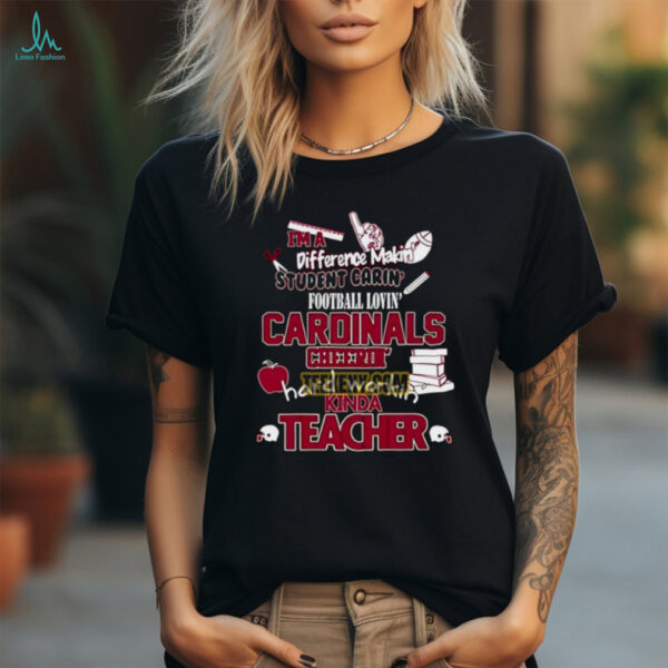 Arizona Cardinals Cheerin Hard Workin Kinda Teacher Unisex Shirt