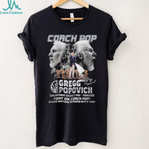 Coach Pop Gregg Popovich Spurs Nation Stands With You Signature Unisex T shirt