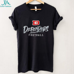 DC Defenders Stylized Text shirt