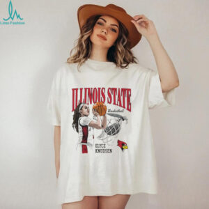 Elyce Knudsen Illinois State basketball cartoon shirt