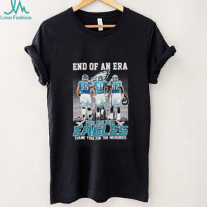 End of an era Philadelphia Eagles thank you for the memories shirt