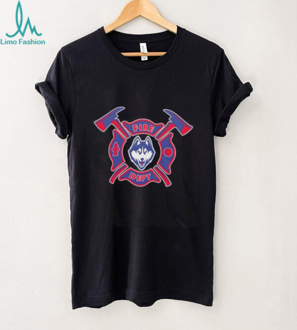 Fire dept UConn Huskies basketball shirt