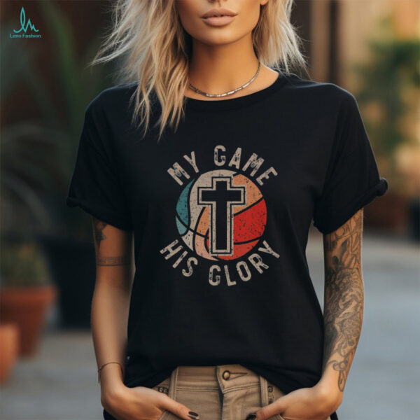 Good Basketball And Jesus Christ Christian Believer Hooper T Shirt