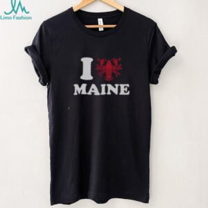 Good I Love Maine Heart As Lobster T Shirt Recovered