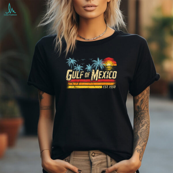 Gulf of Mexico Forever Retro Vintage Beach Mens Women T Shirt