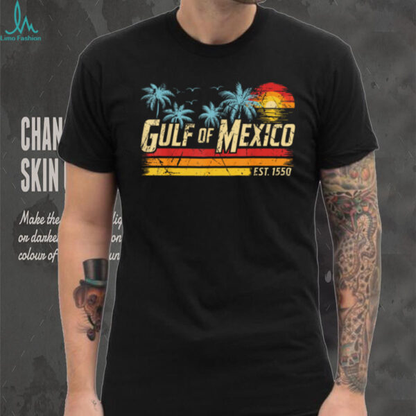 Gulf of Mexico Forever Retro Vintage Beach Mens Women T Shirt