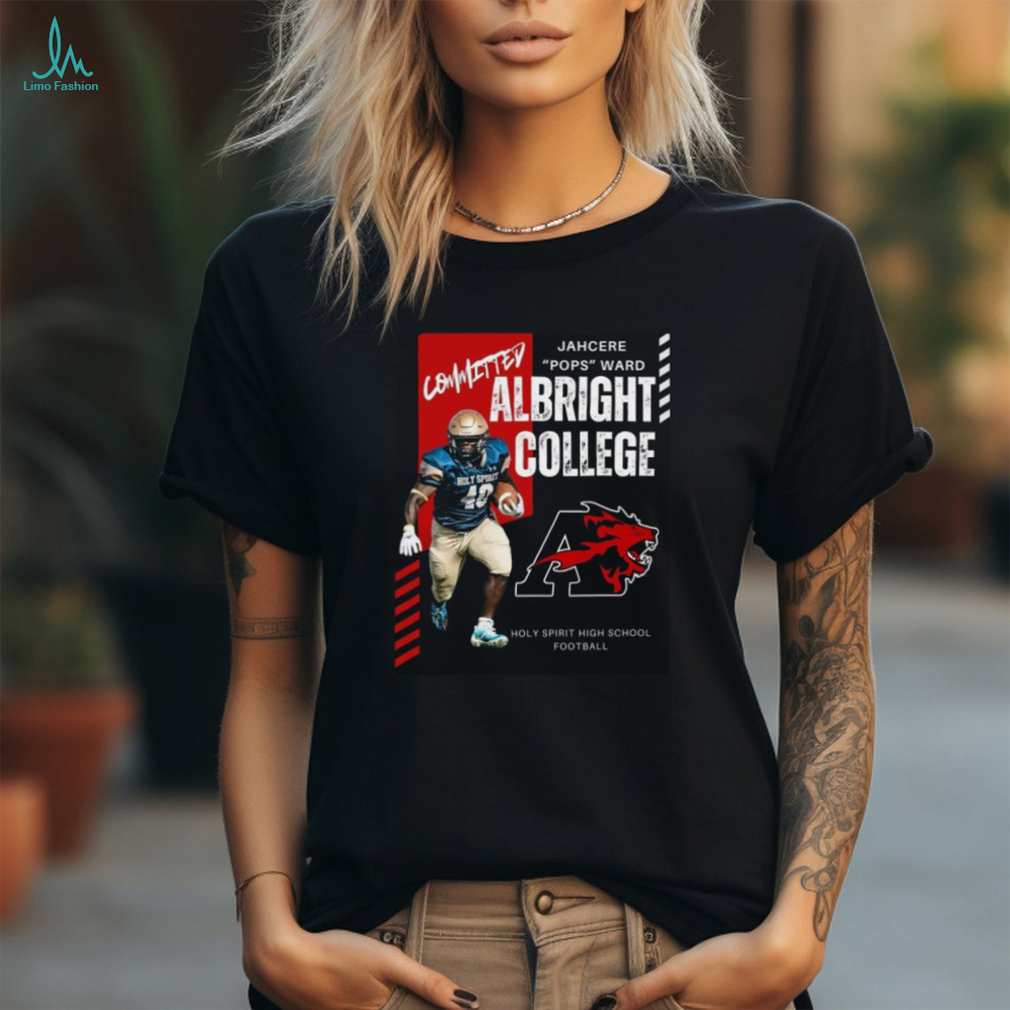 Holy Spirit High School Football Committed Jahcere Pops Ward Albright College Poster T Shirt