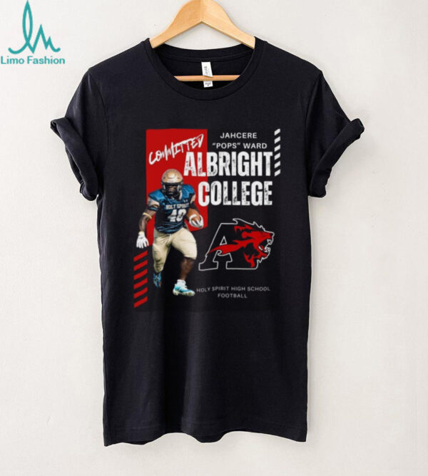 Holy Spirit High School Football Committed Jahcere Pops Ward Albright College Poster T Shirt