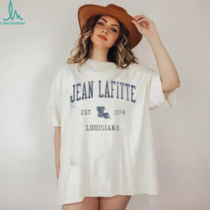 Top Jean Lafitte LA Vintage Athletic Sports T Shirt