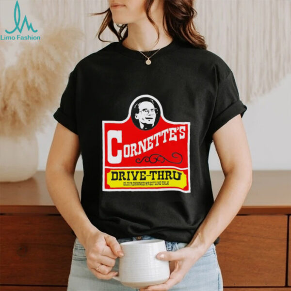 Jim Cornette Drive Thru logo shirt