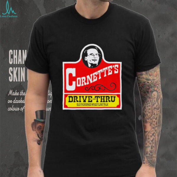 Jim Cornette Drive Thru logo shirt