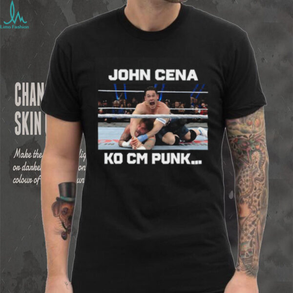 John Cena Turn Heel KO CM Punk T Shirt